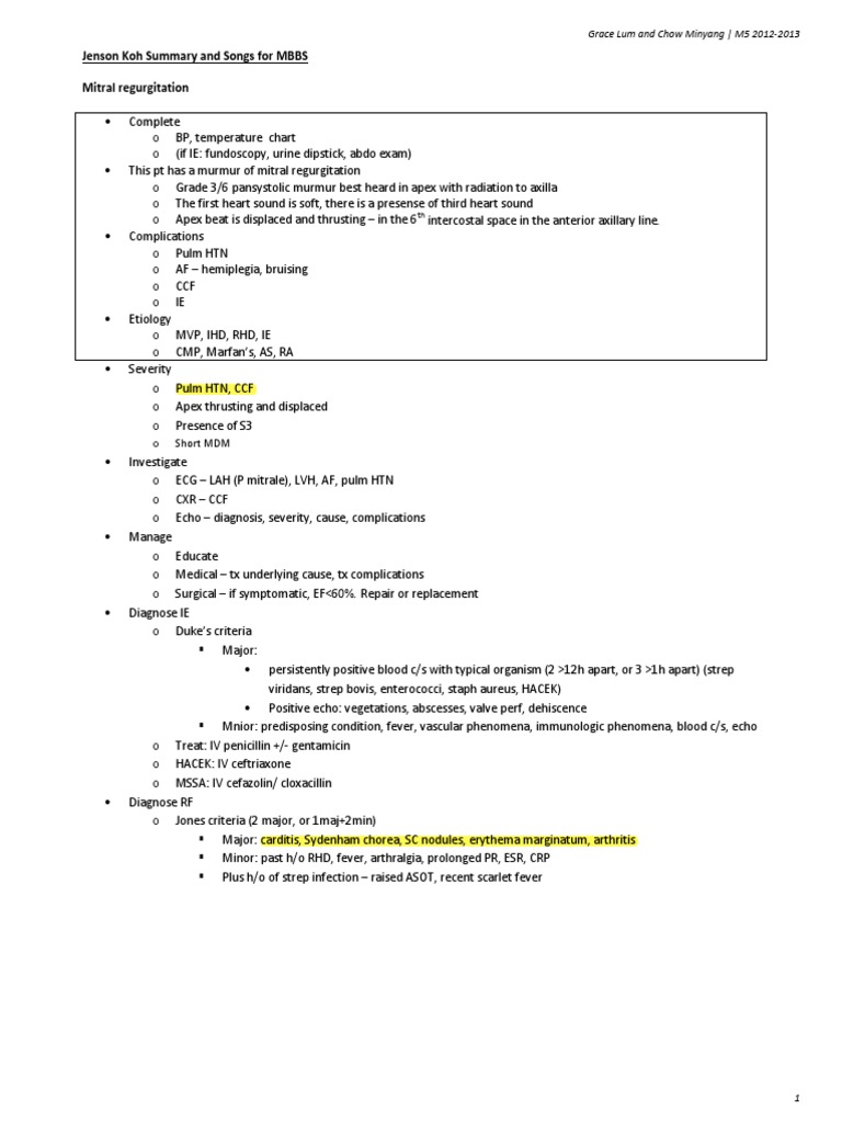 Jansen Koh Summary PDF Cirrhosis Heart