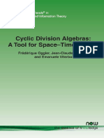 Cyclic Division Algebras - A Tool for Space-Time Coding   (  Frederique Oggier  ;   Jean-Claude Belfiore  ).pdf