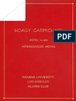 Famous Songs by Hoagy Carmichael