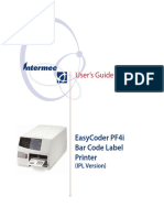 User'S Guide: Easycoder Pf4I Bar Code Label Printer