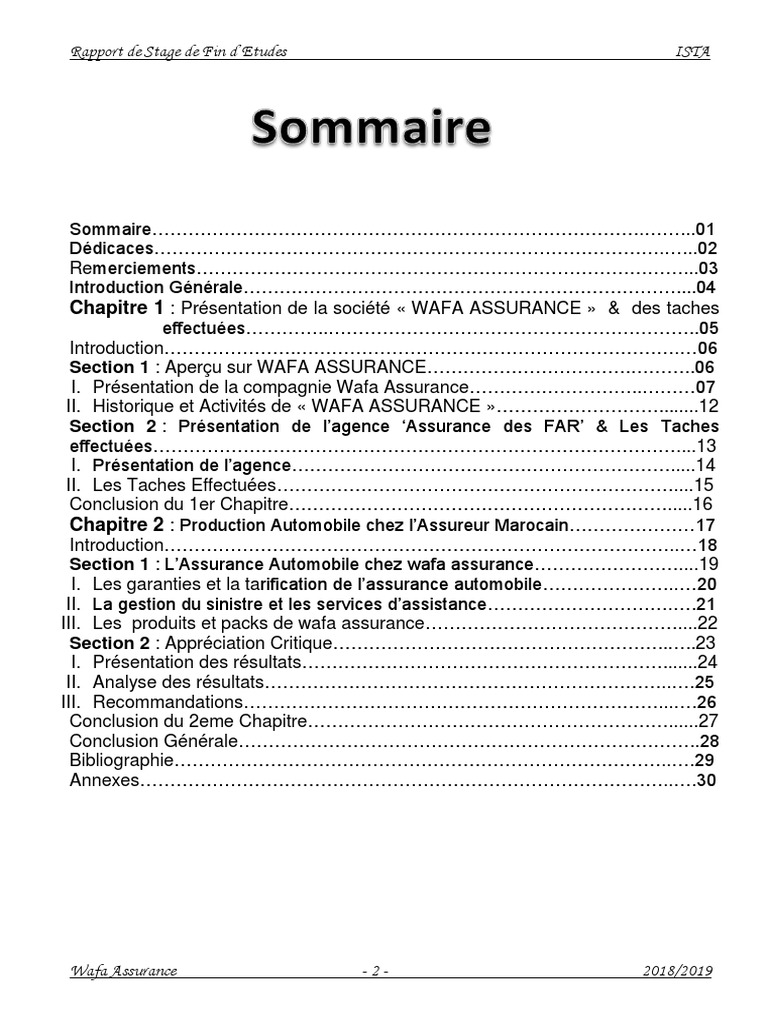 Assurance Wafa Vehicules Assurance