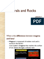 Minerals and Rocks: Lesson 7