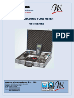 Portable Ultrasonic Flow Meter 