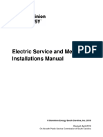 Electric Service and Meter Installations