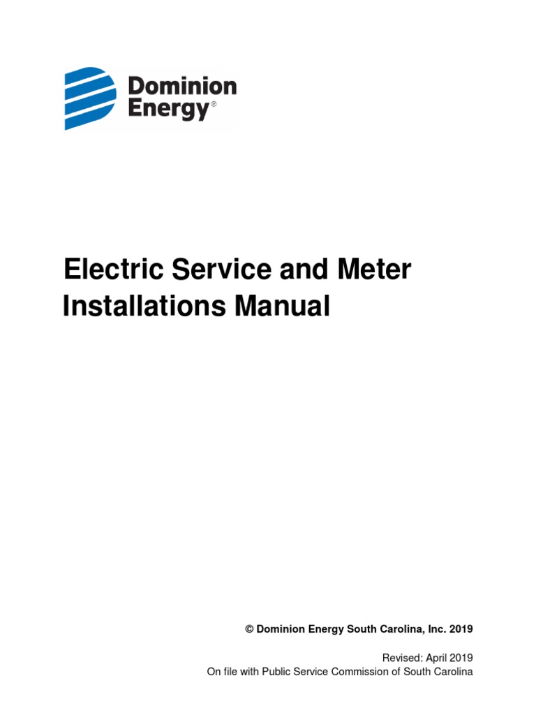 Electric Service and Meter Installations | PDF | Electrical Wiring ...