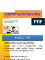 Kegawatdaruratan Sistem