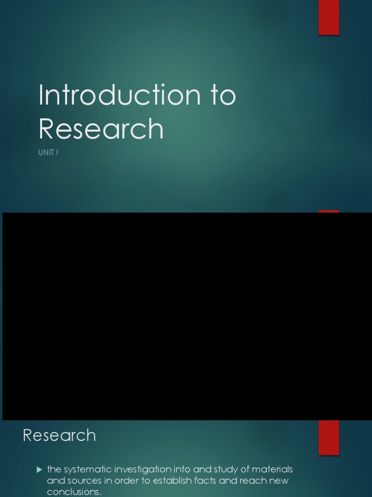 Overview of Research Types and Methods | PDF | Level Of Measurement ...