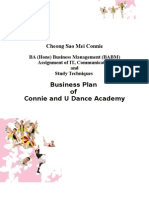 Business Plan of Connie & U Dance