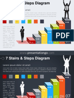 7 Stairs Steps PowerPoint Diagram PGo