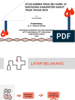 Prevalensi Anemia pada Ibu Hamil di Puskesmas Tarogong Garut Tahun 2018