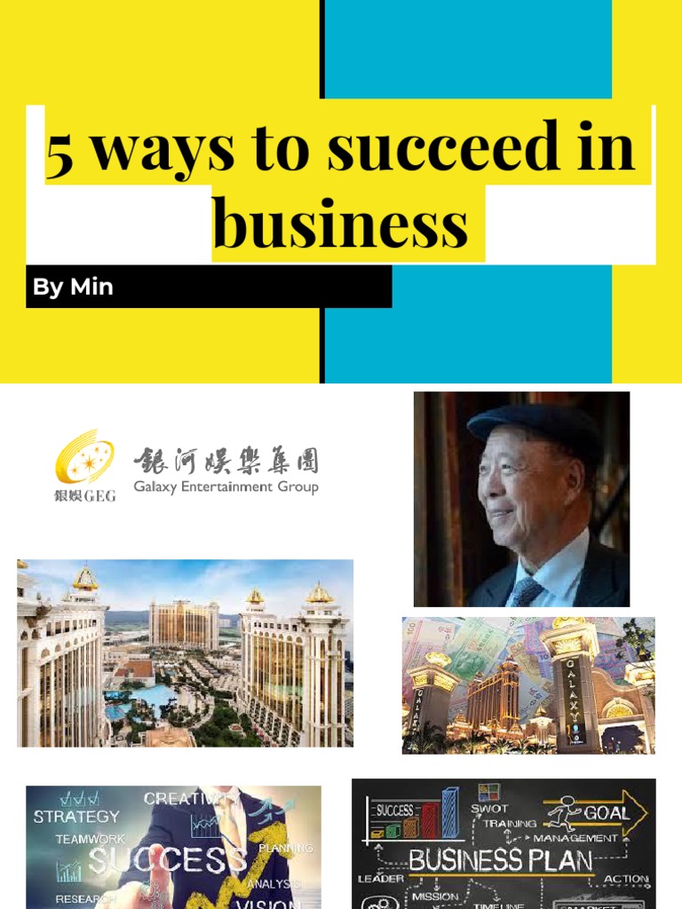 5 Ways To Succeed in Business: by Min | PDF