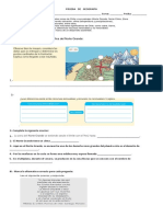 PRUEBA   DE   GEOGRAFÍA 5°