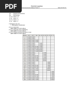 Listagem de Coeficientes