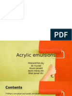 Acrylic Emulsions Guide: Types, Properties, Uses & Manufacturing