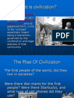 What Is Civilization