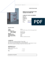 Safety Box For The Disposal of Used Syringes and Needles, 10L