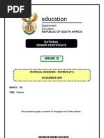 Download Physical Science P1 November 2009 Eng by Tessy Antony SN41436217 doc pdf