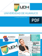 Universidad de Huánuco, Tingo María 2019