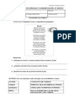 Evaluación Poema 2º Básico