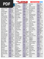 T - X - Volume 76 Additional List