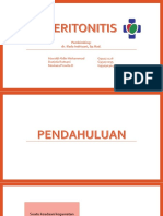 Presentasi Refrat Peritonitis FIXXXX