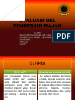 Evaluasi Gel Pembersih Wajah