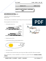 3er Ano FISI Guia #2 Movimiento Rectilineo Uniforme
