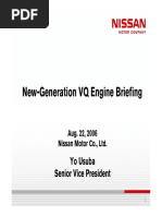 New-Generation VQ Engine Briefing: Yo Usuba Senior Vice President