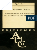Martínez Bonati, Félix - La Concepción Del Lenguaje en La Filosofía de Husserl PDF