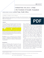 Bioactive Compounds Isolated From Aloe Ferox - A Plant Traditionally Used For The Treatment of Sexually Transmitted Infections PDF