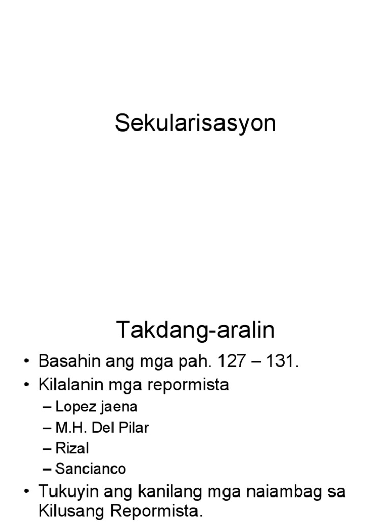Sekularisasyon