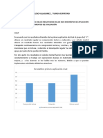 Análisis Comparativos de Los Resultados de Los Dos Momentos de Aplicación de Sisat y Los Tres Momentos de Evaluación