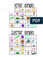 Easter Bingo PDF