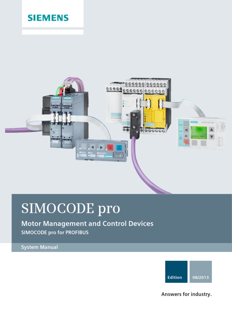 Manual SIMOCODE Pro PROFIBUS en-US 2014 PDF | PDF | Parameter (Computer ...