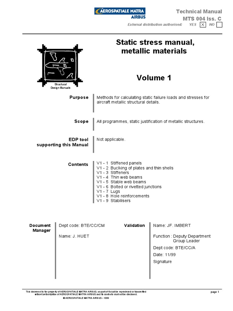 Stress Manual Eads PDF | PDF | Buckling | Stress (Mechanics)