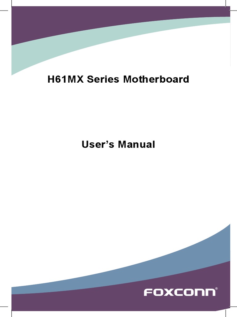 Foxconn H61MX Manual | PDF | Usb | Hdmi