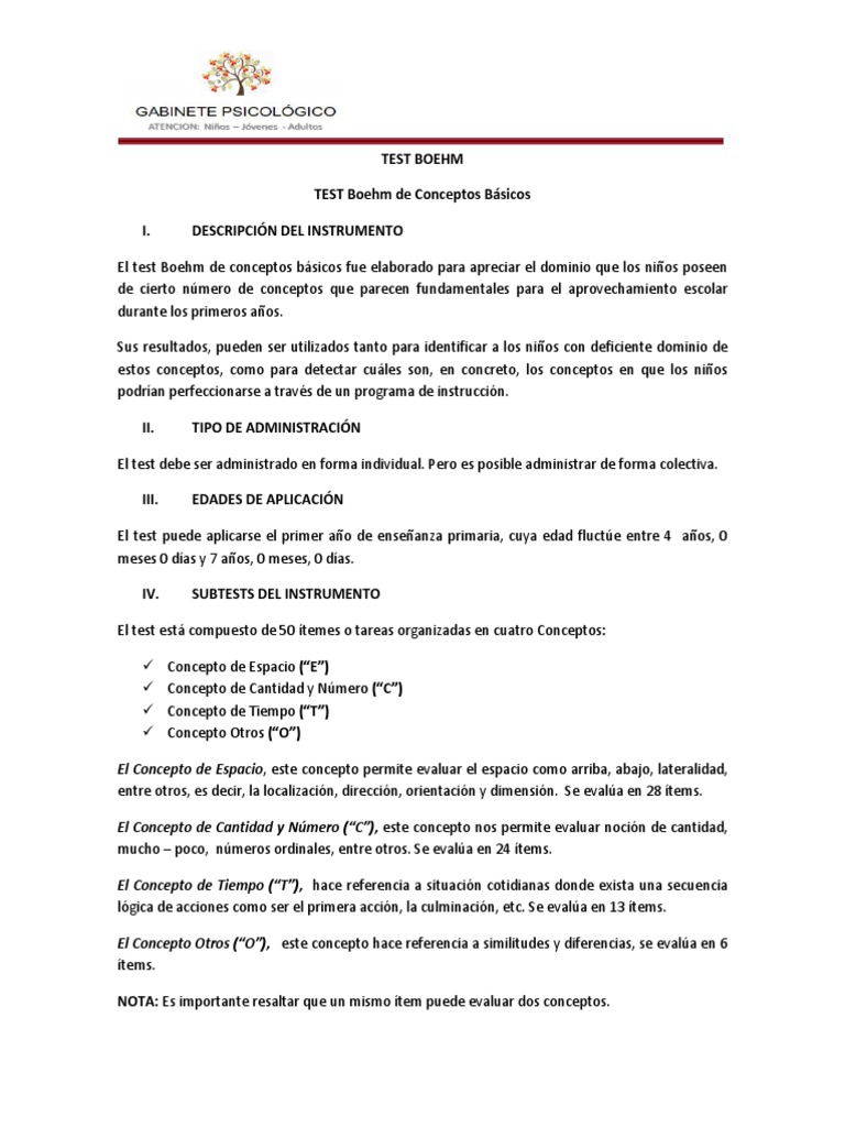 Understanding the boehm test of basic concepts pdf cognici n