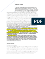 Elaboration Likelihood Model