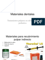 Materiales Dentales Pulpares