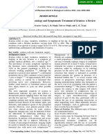 Epidemiology, Pathophysiology and Symptomatic Treatment of Sciatica: A Review