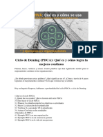 Ciclo de Deming PDF