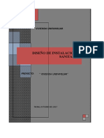 Memoria de Calculo Instalaciones Sanitarias