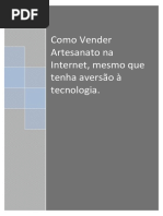 eBook Como Vender Artesanato Na Internet