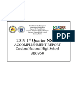 2019 1st NSED Report