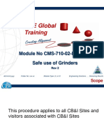 HSE Global Training: Module No CMS-710-02-PR-01200 Safe Use of Grinders