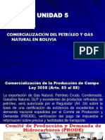 TEMA 5 Comercializacion Del Petróleo y Gas Natural en Bolivia