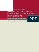 Osorio Vargas C - Manual de Procedimiento Administrativo Sancionador Parte General
