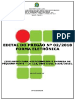 Edital Do Pregao Eletronico N 02 2018 - Ifma-Campus Sao Raimundo Das Mangabeiras - Retificado