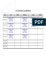 Horarios Turno Tarde 2º c 2019