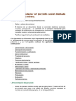 Pasos para Redactar Un Proyecto Diseñado Por La Empresa Minera